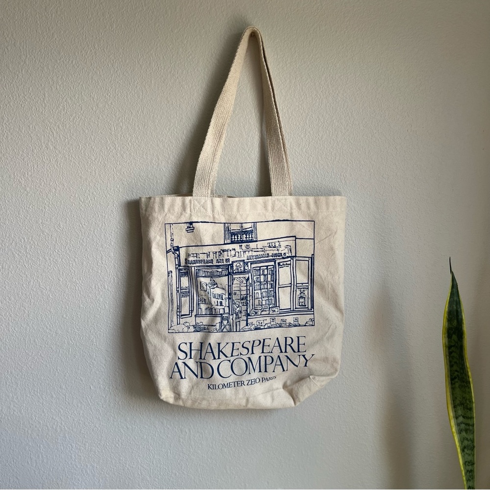 Shakespeare and co tote bag